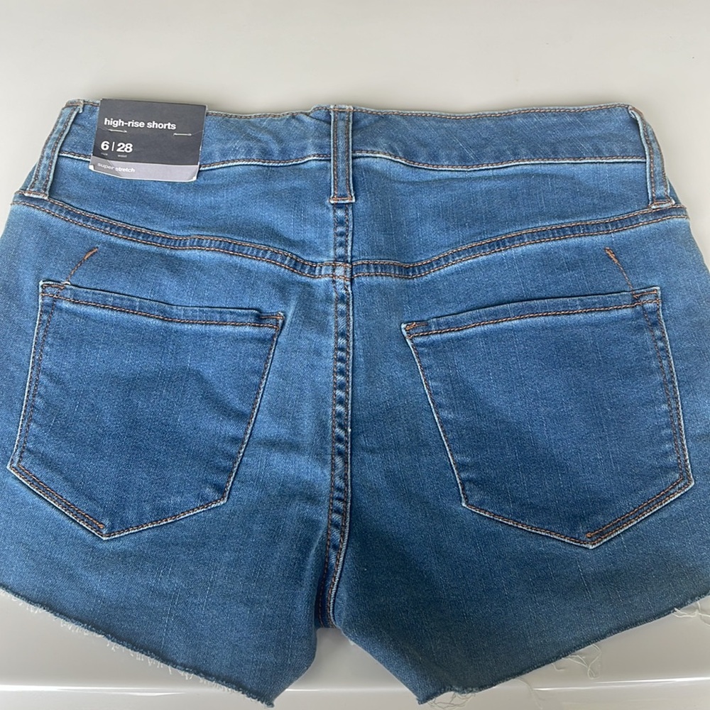 Target High Rise Denim Shorts - Picture 5 of 5